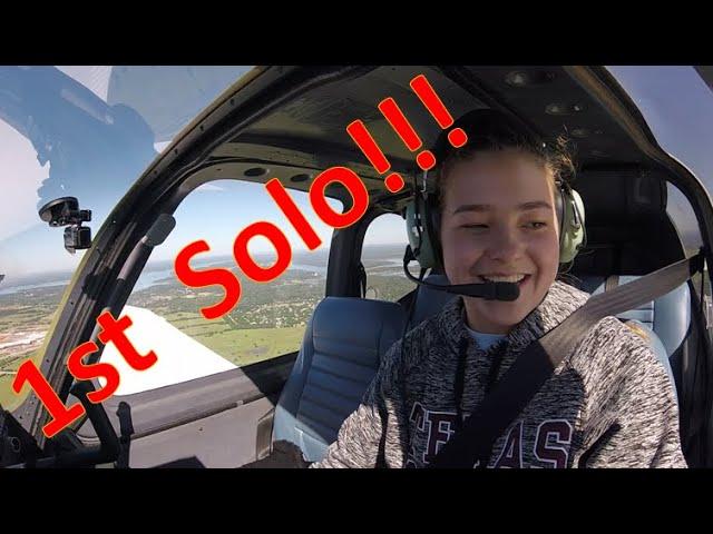 1st Solo!!! (Abigail's Private Pilot Journey)