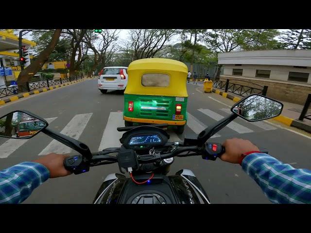 Riding Through the Serene Beauty of Electronic City: A Morning Commute to the Office