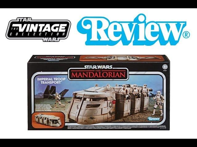 Star Wars Vintage Collection Imperial Troop Transport Review!