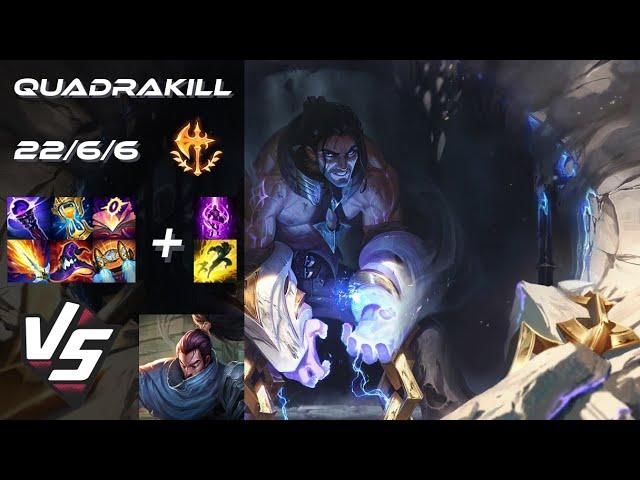 MID Sylas vs Yasuo [QUADRAKILL] - NA Grandmaster Patch 14.23
