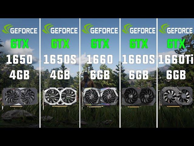 GTX 1650 vs GTX 1650S vs GTX 1660 vs GTX 1660S vs GTX 1660 Ti Test in 7 Games