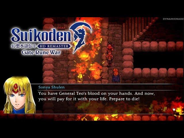 Sonya Shulen (Hard Mode) | Suikoden I HD Remaster: Gate Rune War