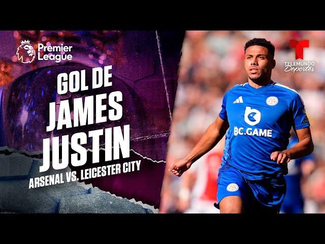 Justin hace el descuento - Arsenal vs. Leicester City | Premier League | Telemundo Deportes