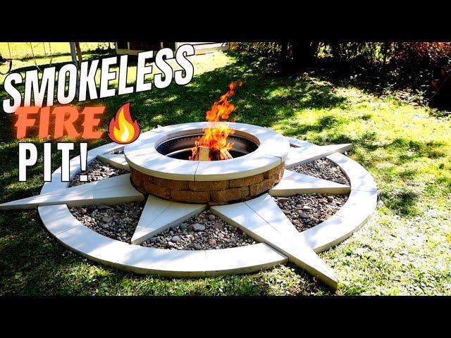 How to make Smokeless Fire Pit - Michael Builds Style!