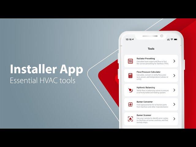 Danfoss Installer App | The essential digital toolbox for HVAC