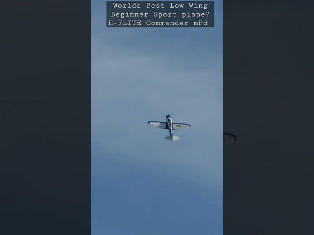 Unbelievable:The Easiest R/C Sport Plane We've Ever Seen! E-Flite Commander mPd #rc #rcplane