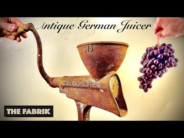 1920's antique German juicer ALEXANDERWERK - Restoration