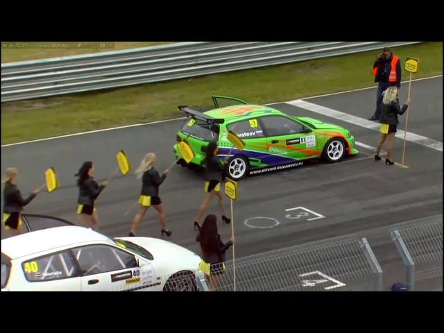 Estonian GP 2018, DRAMA Dmitry Savateev on the last laps in class "Hankook Trophy"!!!