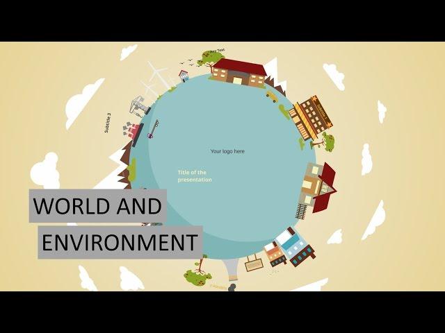 Prezi presentation templates world and environment