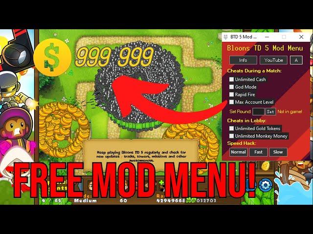 Bloons TD 5 PC Mod Menu [4.1]