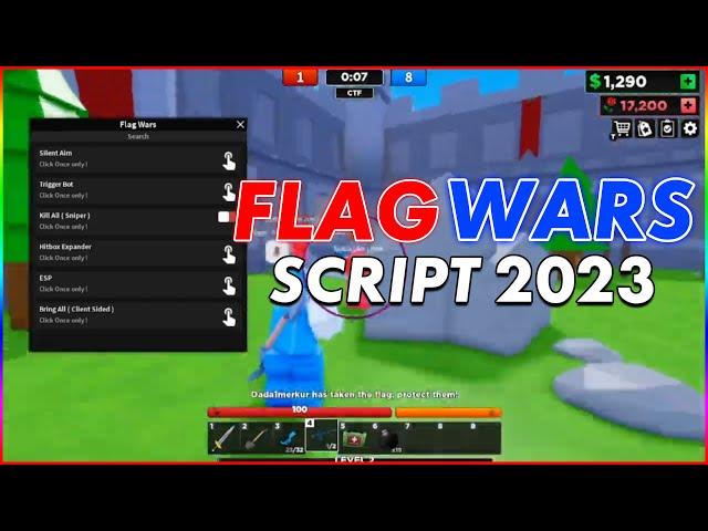 Flag Wars Script Hack GUI: Silent Aim, Trigger Bot, Kill All, ESP & More