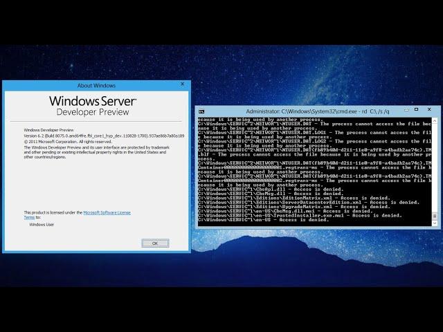 Destroying Windows Server 2012 Build 8075!