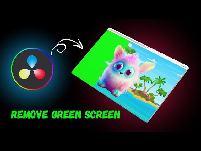 How to remove the green screen in DaVinci Resolve 19 | Easy Chroma Key Tutorial