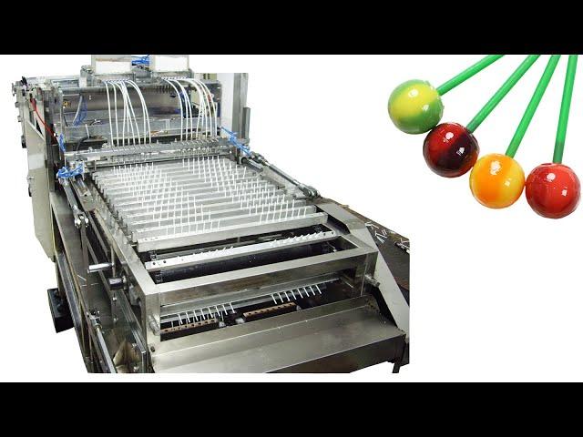 Automatic ball lollipop making process in Nepal, lollipop making machinery-GDL150