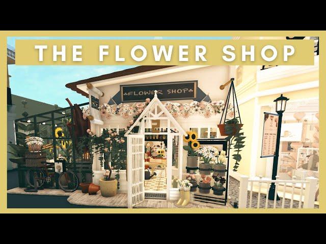 THE FLOWER SHOP - BLOXBURG SPRING SPEED BUILD /TOUR PART ONE EXTERIOR [ROBLOX