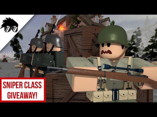 Behind Enemy Lines | Roblox D Day Sniper (GIVEAWAY)