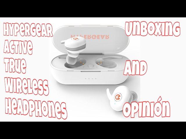 Unboxing HyperGear Active True Wireless Headphones!!