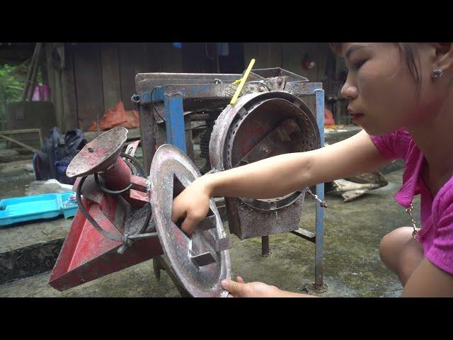 Female mechanic: Restoration start to finish - Genius girl maintenance electric lawn mower engine