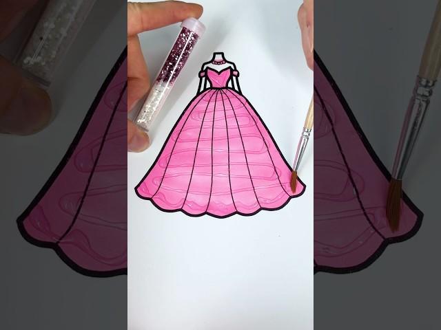 Pink Princess Bride  #glitter #glitterdress #colorfulcreativekids #princess #pink #color