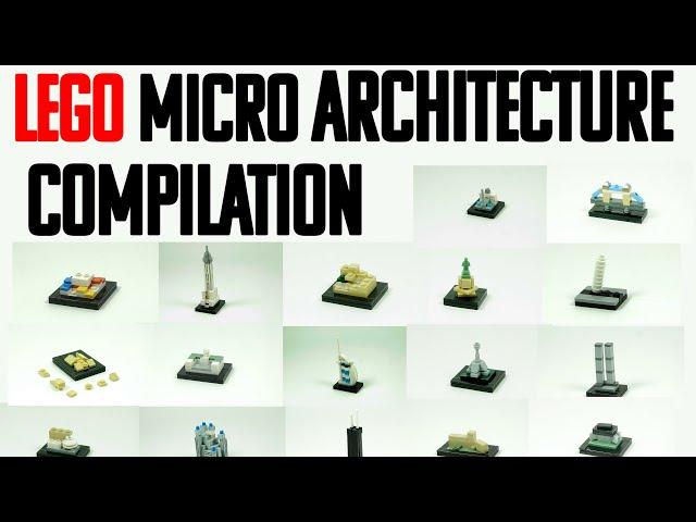 Lego Architecture - 31 Micro/Mini Architecture Build Compilation