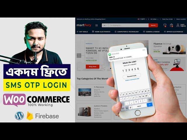 WooCommerce Mobile Number OTP Login with Firebase Phone Authentication