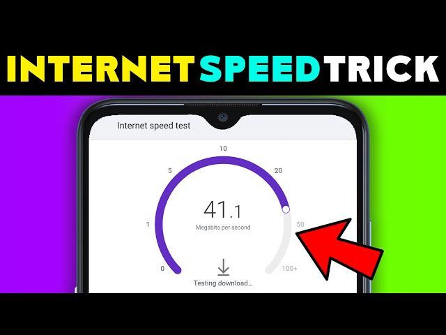 Amazing INTERNET SPEED Trick #shorts #shortvideo