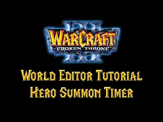 Warcraft 3 World Editor Tutorial: Summon Timers