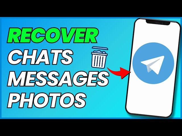 How to Recover Deleted Telegram Chats Messages Photos and Videos (2023)