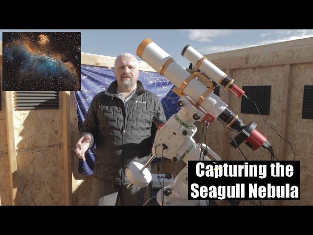 Capturing the Seagull Nebula Using Multi-star Guiding