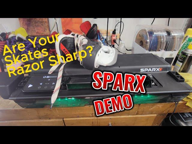 Use Sparx Skate Sharpeners to Make Money Sharpening Skates At Home #Sparx #youthhockey #hockey