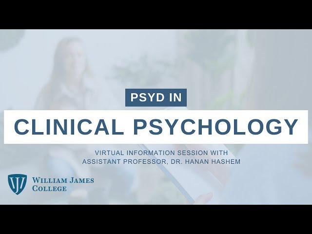 Clinical Psychology PsyD Program l Virtual Information Session