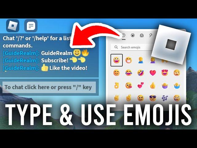 How To Use Emojis In Roblox PC - Full Guide