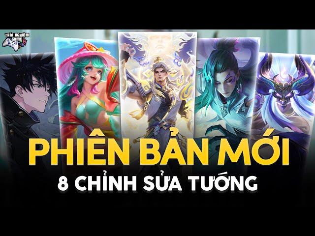 Liên Quân 8 Chỉnh Sửa Tướng Phiên Bản Mới: Baron, Toro, Wisp, Teeri Cập Nhật Bổ Sung Mùa S1 2025