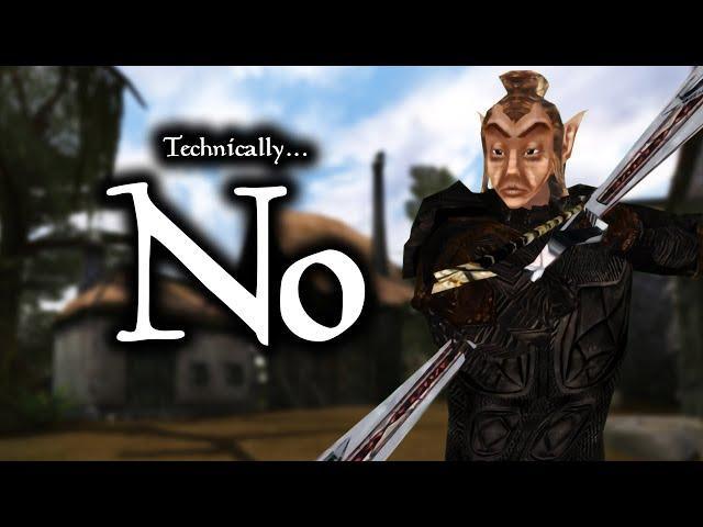 Can you beat Morrowind with Only Marksmanship?