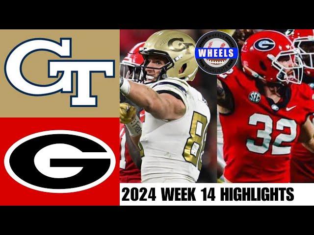 #7 Georgia vs Georgia Tech (MUST WATCH, AMAZING GAME!) | 2024 College Football Highlights