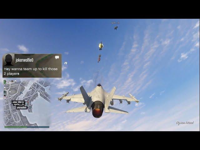 GTA online | P-996 lazer is still OP