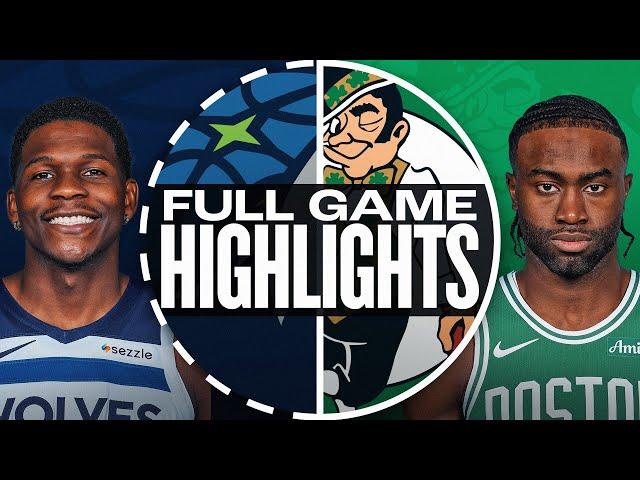 TIMBERWOLVES at CELTICS | FULL GAME HIGHLIGHTS | November 24, 2024