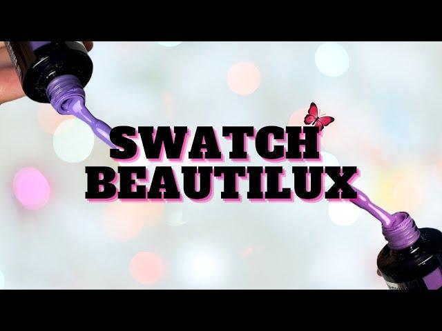  SWATCH VERNIS SEMI PERMANENT BEAUTILUX | LES RÉELLES COULEURS 