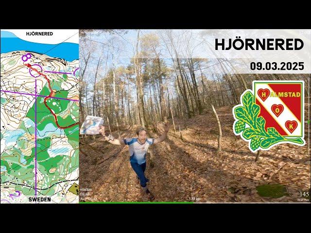 Headcam Orienteering: Hjörnered, Sweden.