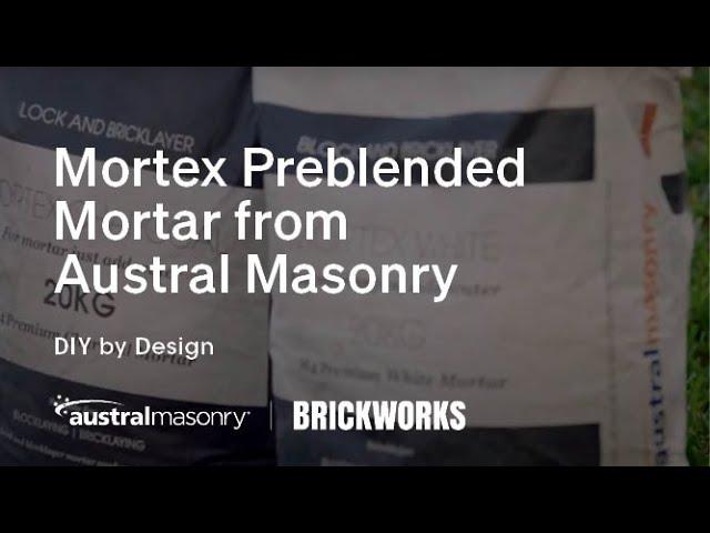 Mortex Preblended Mortar //  DIY by Design