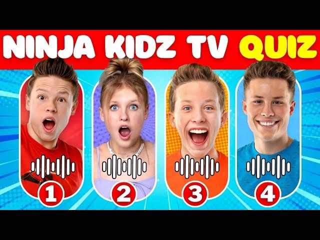 Ninja Kidz TV Quiz! #3 Payton Delu, Bryton, Ashton, Paxton