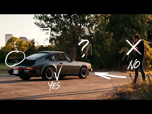 Everything I Don't Do When I Shoot Cars — 13 Tips in 6 Minutes