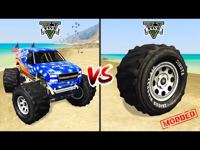 Monster Truck vs Monster Wheel Mod in GTA 5 - Which is best?