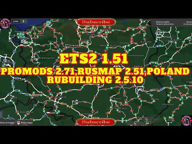 ETS2 1.51 - PROMODS 2.71,RUSMAP 2.51,POLAND RUBUILDING 2.5.10