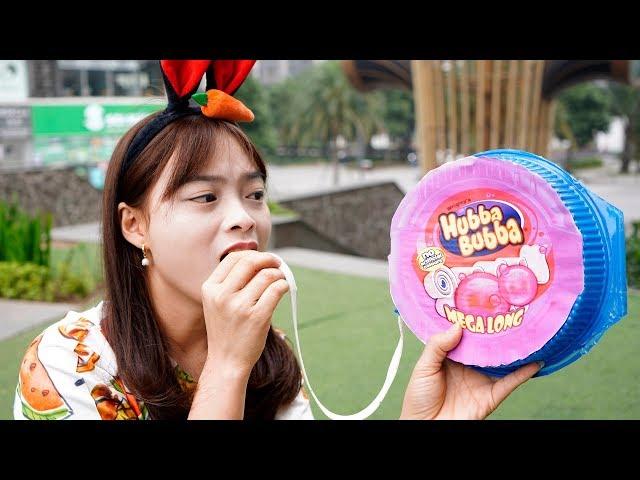 Trò Chơi Ăn Kẹo Hubba Bubba Khổng Lồ  BIBI TV 