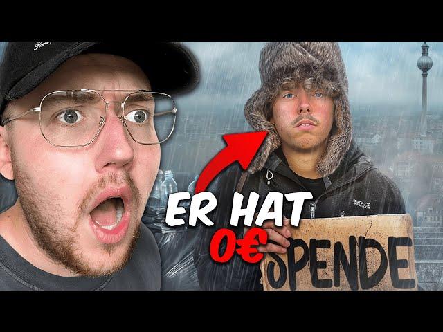 6 TAGE OBDACHLOS IN BERLIN!  (Ronny Berger) Part 1 | Zarbex Reaktion