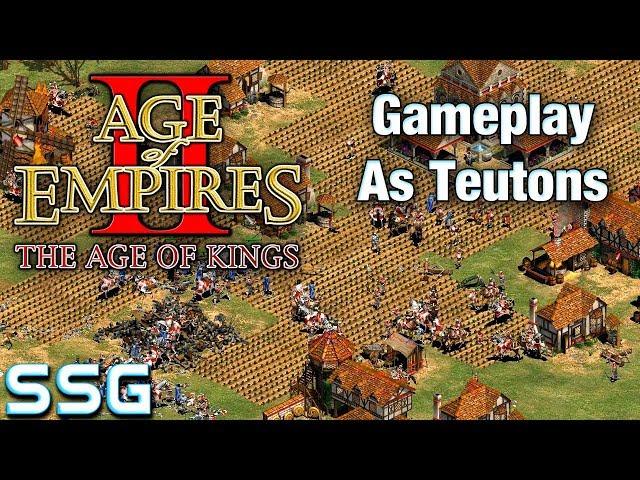 Age Of Empires 2 Gameplay As Teutons SeeShellGaming