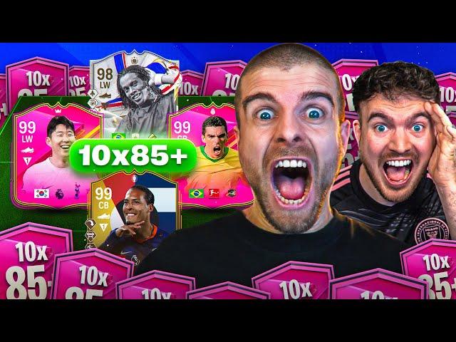 WER erreicht MEHR mit 10x85+ PACKS in 1 STUNDE auf NEUEM ACCOUNT ?!  (ACCOUNT BATTLE )