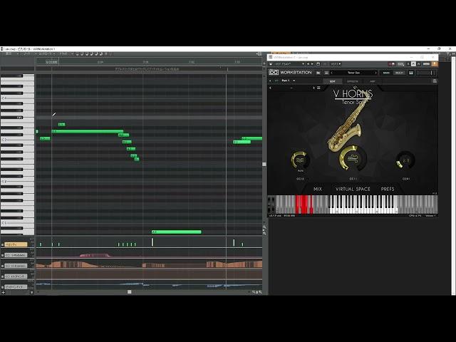 VHorns Tenor Saxophone Ultimate MIDI Programming k-strike