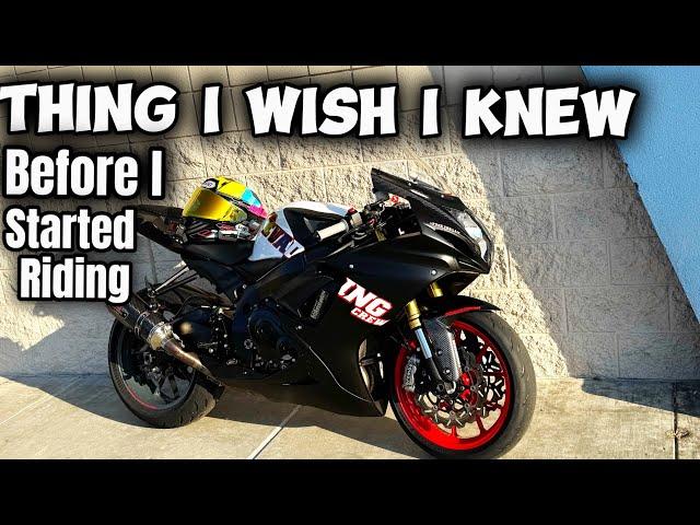 7 Things I Wish I Knew Before I started Riding Motorcycles